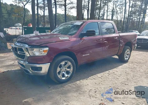 2022 Ram 1500 Big Horn 4X4 5'7 Box from USA, damaged, VIN 1C6SRFFT5NN352706